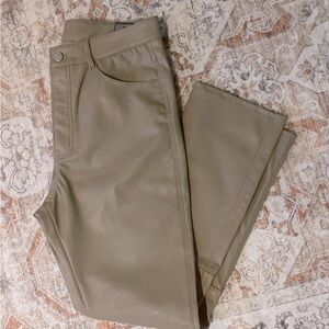 Faux Leather Pants
